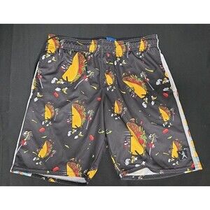 Lacrosse Unlimited Taco Loco Lacrosse Shorts Black Men’s Size Medium